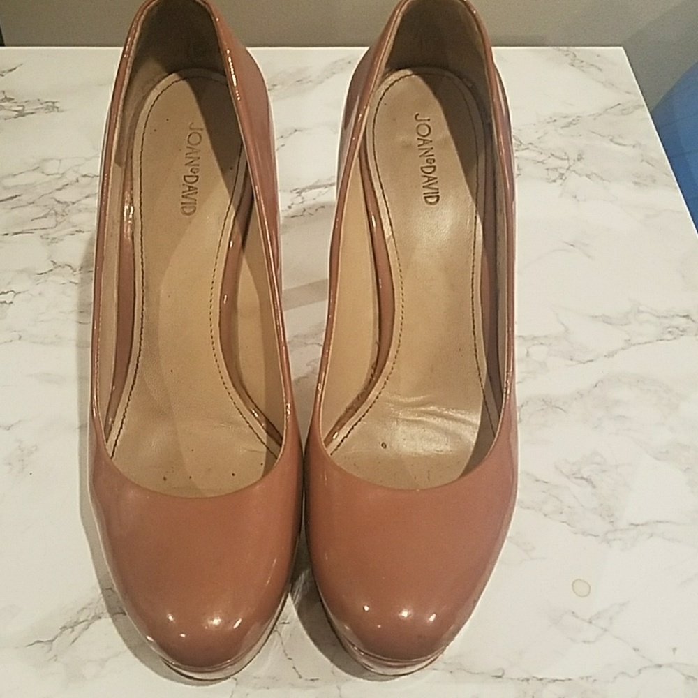 Joan & David rose heels